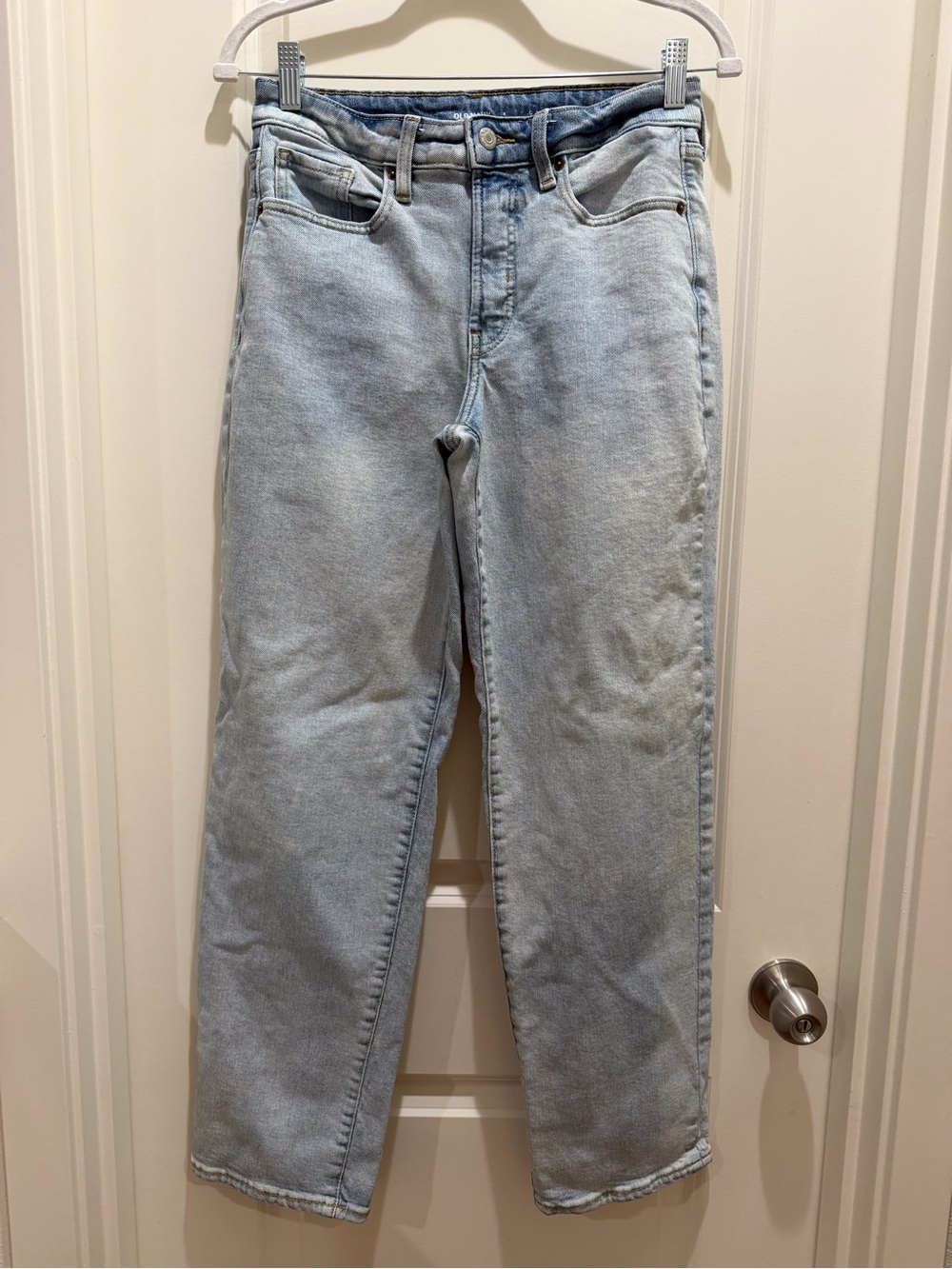 Old Navy Light Blue Straight Leg Jeans
